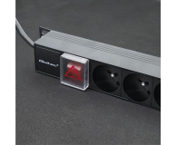 Qoltec Aluminiowa Listwa zasilająca PDU do RACK 16A 16xFR Pionowa - 1257509 - zdjęcie 2